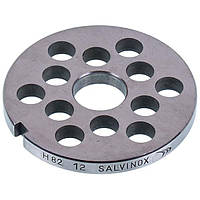 Решетка для мясорубки Lame Italia 100755 12mm D=81,6mm (с пазом) Unger H82 (PRH12)