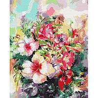 Картина по номерам "Фантазийные цветы" Brushme BS52516 40х50 см fn