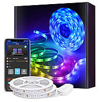 Светодиодная лента Govee RGB Smart Wi-Fi + Bluetooth LED Strip Lights 10м Білий (H61103A1)