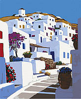 Картина по номерам "Санторини. Греция" 11238-AC 40 х 50 см fn