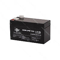 Акумулятор свинцево-кислотний SLA, LPM 12V 1,3 A
