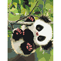 Картина по номерам "Играющая панда" Brushme RBS51959 40x50 см Shopen Картина за номерами "Грайлива панда"