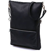 Стильная винтажная женская сумка Shvigel 16338 Черный Shopen Стильна вінтажна сумка жіноча Shvigel 16338