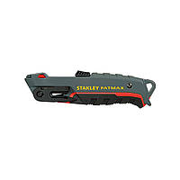 Нож монтажный Stanley "FatMax" для отделочных работ, с 2 типами лезвий L=165мм. (0-10-242)