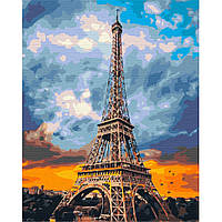 Картина по номерам "Железная дама Парижа" BS51680 Brushme 40х50 см Shopen Картина за номерами