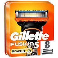 Лезвия (кассеты) для бритвенного станка Gillette Fusion5 Power (8 шт)