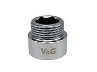 Удлинитель 3/4" x 10 ВН V&G хромированный 80шт. Купи И Tochka