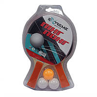 Набор для настольного тенниса Extreme Motion TT24199, 2 ракетки, 3 мячика fn