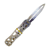 Деревянный сувенирный нож «ВЫКИДУХА» СКЕЛЕТОН Сувенир-Декор SK-CHROM (Хром), Toyman
