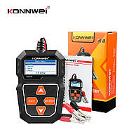 Тестер АКБ и генератора Konnwei KW208, диагностика автомобильной батареи
