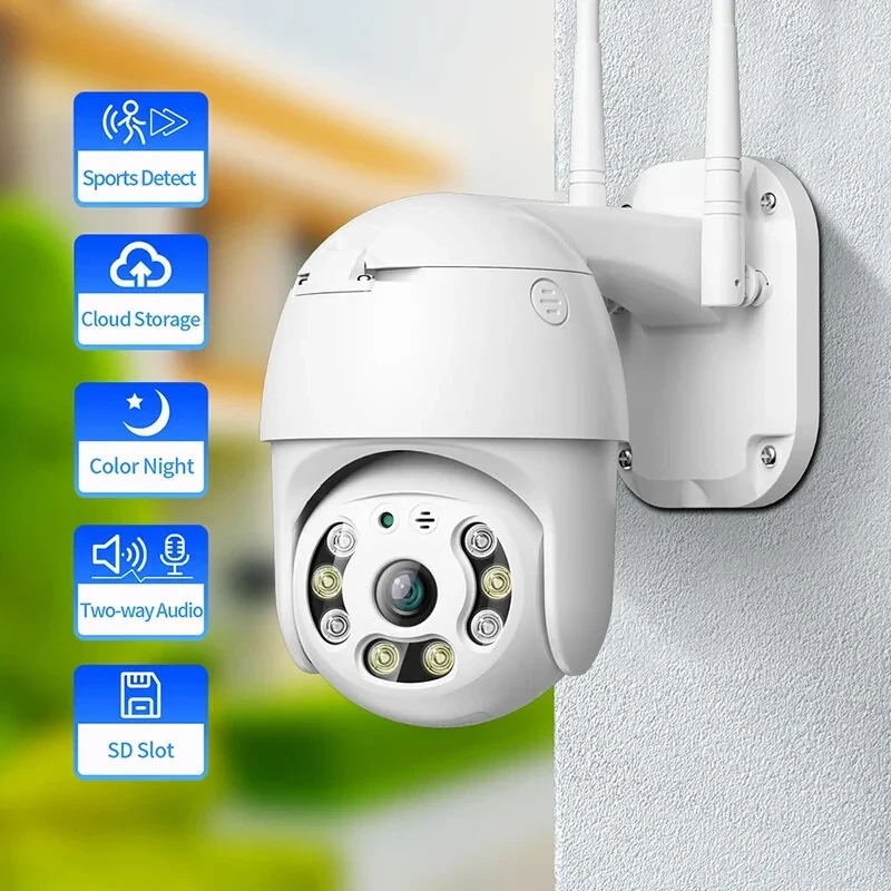 🔥Розумна поворотна IP-камера з панорамним оглядом Wifi Smart Camera V360 PRO 1920*1080, фото 1
