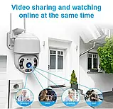 🔥Розумна поворотна IP-камера з панорамним оглядом Wifi Smart Camera V360 PRO 1920*1080, фото 6