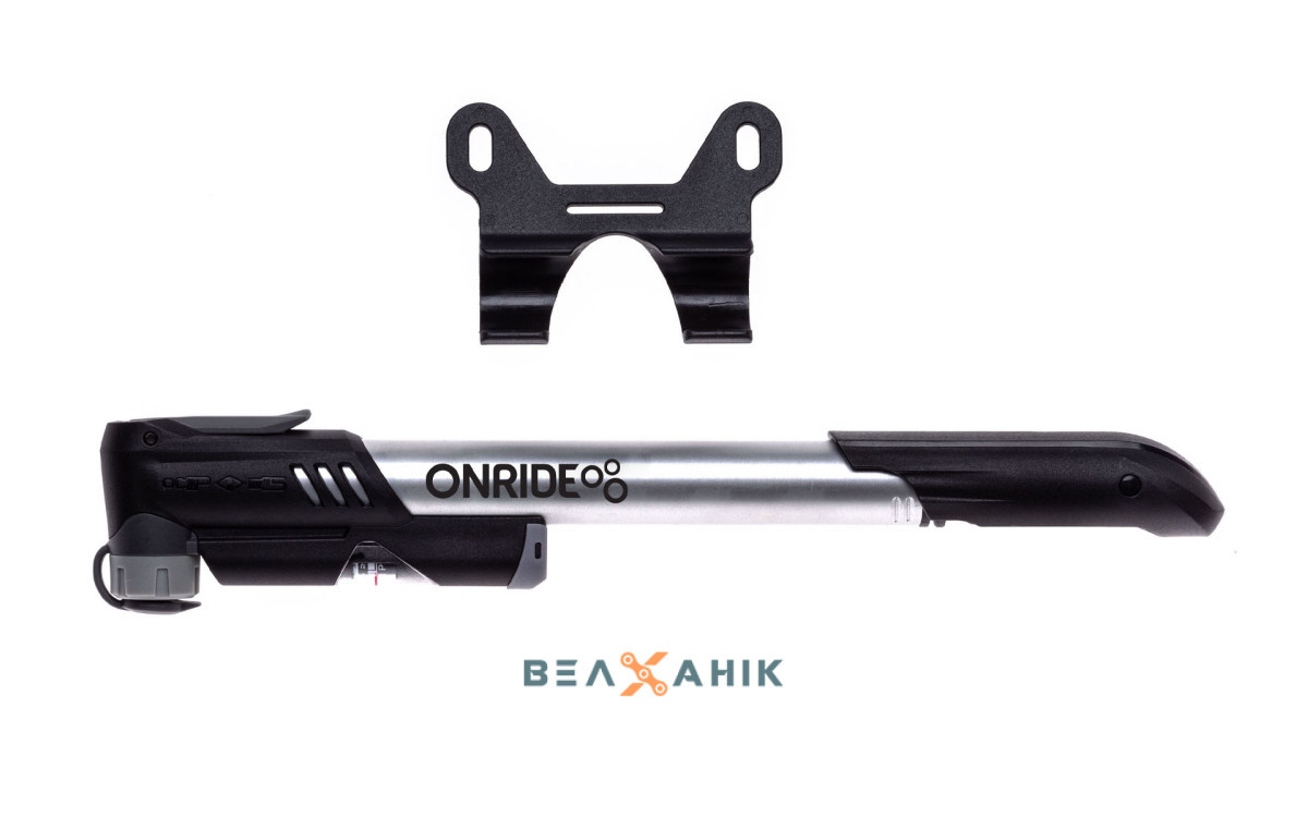Насос компактний ONRIDE Blast 20 AL з манометром універсальний вентиль