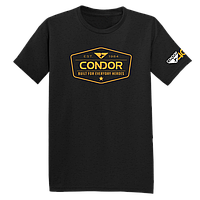 Футболка Condor 40 YRS PROMO SHIRT P2023-01 Large, Чорний