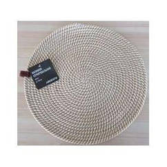 Килимок сервірувальний Ardesto, 38 см, поліестер, круглий, зелений світлий (AR3319)