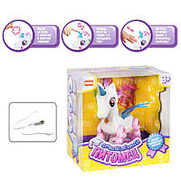 Интерактивная игрушка Смышленый питомец Единорог DISON E5599-8 Белая Shopen Інтерактивна іграшка Кмітливий