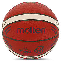 Мяч баскетбольный PU №7 MOLTEN B7G3100-Q2Z оранжевый sp