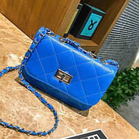 Маленькая женская сумка клатч Синяя кроссбоди сумка Shopen Маленька жіноча сумка клатч Синя кросбоді сумка