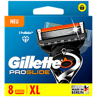 Лезвия (кассеты) для бритвенного станка Gillette Fusion5 Proglide (8 шт) New 2021
