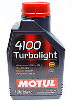 Масло моторное MOTUL 4100T-light SAE 10W-40 1л