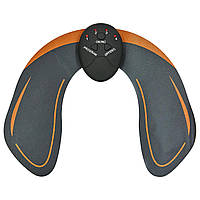 Миостимулятор для м'язів сідниць EMS Hips Trainer Zelart ZD-0323 сірий-жовтогарячий sp