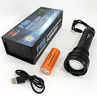 AEI Ліхтарик ручний тактичний Bailong BL-K70-P90, світлодіодний ліхтарик для туриста, надпотужний ліхтарик