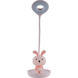 Настільна лампа LED з акумулятором Bunny, рожевий