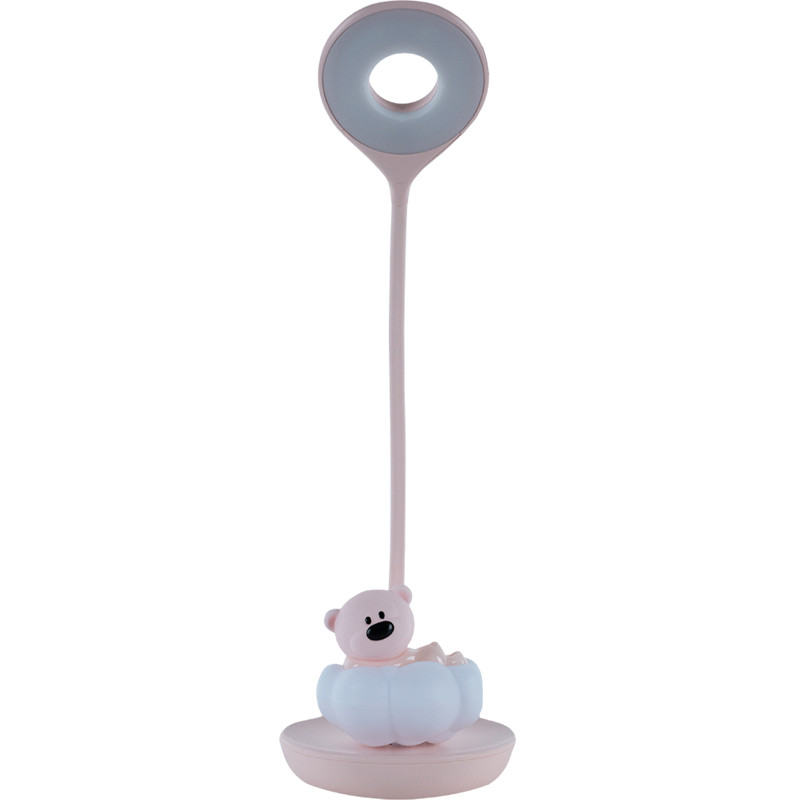 Настільна лампа LED з акумулятором Cloudy Bear, рожевий
