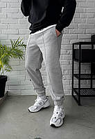 Спортивные штаны Staff серые спортсменки для мужчины pa gray melange Shopen Спортивні штани Staff сірі