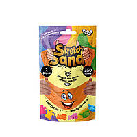 Набор креативного творчества "Stretch Sand" STS-04-02U пакет 350 гр (Оранжевый) Shopen Набір креативної