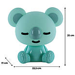Світильник-нічник LED з акумулятором Koala, зелений, фото 7