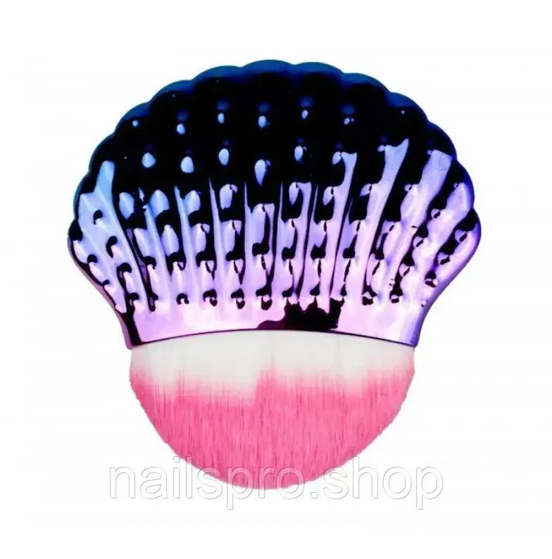 Щітка для видалення пилу, мушля (фіолетова), фото 1