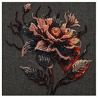 Набор-миди для вышивки бисером "Цветок ночи" AMB-100 20х20 см Shopen Набір-міді для вишивання бісером "Квітка