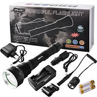 AEI Тактический подствольный фонарь для охоты Police Q2807-T6, фонарь ручной тактический, водонепроницаемый