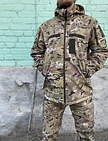 Куртка тактическая военная форма ЗСУ демисезонная Софт Шелл Мультикам Shopen Куртка тактична військова форма