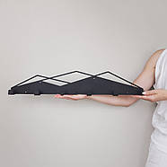 Настінна вішалка Glozis Mountain (чорна), фото 3