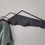 Настінна вішалка Glozis Mountain (чорна), фото 6