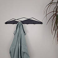 Настінна вішалка Glozis Mountain (чорна), фото 7