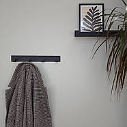 Настінна вішалка Glozis Urban Black 40 (чорна), фото 5