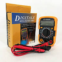 AEI Мультиметр DT-830 LN з підсвічуванням та звуком ABaTap до 750 В Помаранчевий, тестер для вимірювання напруги
