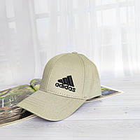 Детская фирменная бейсболка кепка Adidas светлая оливковая