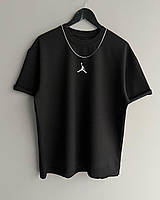 Футболка черная майкл джордан оверсайз футболка JR1 - black Shopen Футболка чорна майкл джордан оверсайз