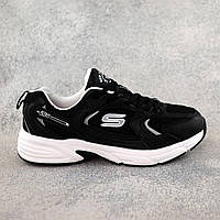 Кросівки з білою підошвою чоловічі Чорні Модель легка комфортна та стильна Shopen