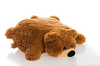 Подушка игрушка Алина мишка 55 см коричневая mn