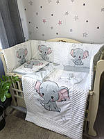 Комплект постельного белья Baby Comfort Люкс Слоненок №2, 7 элементов mn