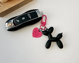 Брелок "Balloon Dog", чорний