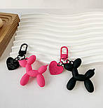 Брелок "Balloon Dog", чорний, фото 3