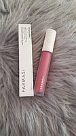 Рідка матова помада farmasi matte liquid lipstick 01 mauve pink рожевий мус