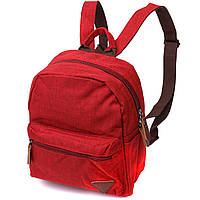 Женский рюкзак с красным старинным текстилем. Shopen Жіночий рюкзак з текстилю червоний Vintage