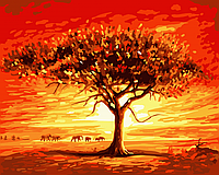 Картина по номерам. Art Craft "Золотое солнце Африки" 40*50 см 10507-AC mn